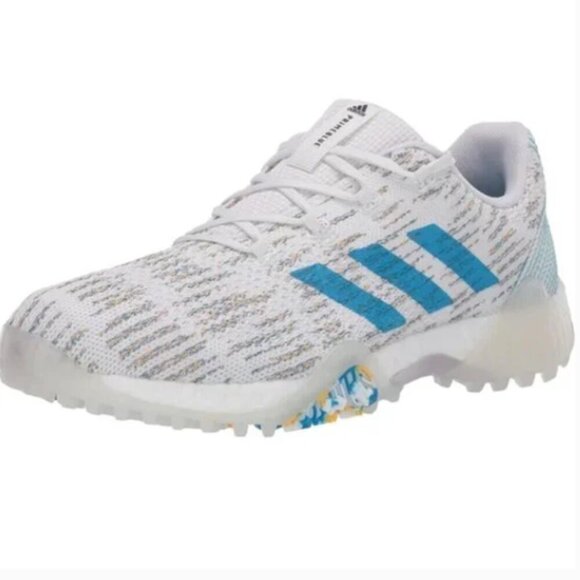 ADIDAS WOMEN'S PRIME BLUE GOLF SHOES SPIKELESS SNEAKERS - Picture 1 of 10